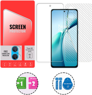 ARBAN Front and Back Tempered Glass for OnePlus Nord CE4 Lite 5G (1 FREE CAMERA LENS) WITH FRONTBACK SCREEN PROTECTOR(Pack of 1)