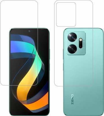Vatsin Front and Back Tempered Glass for infinix zero 20(Pack of 2)
