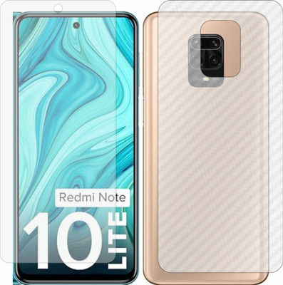 MOBART Front and Back Tempered Glass for Xiaomi Redmi Note 10 Lite(Pack of 2)