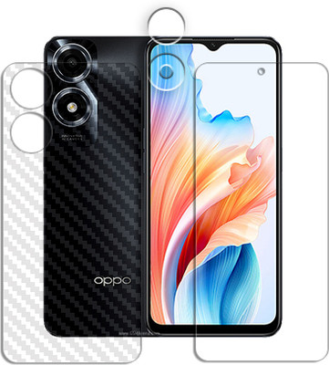 ARBAN Front and Back Tempered Glass for CLFB1-Oppo A2x FRONTBACK AND CAMERA LENS SCREEN GUARD(Pack of 1)