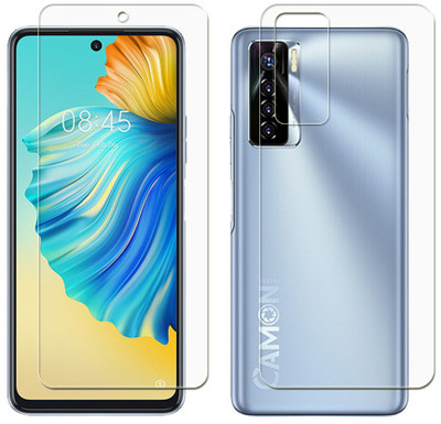 MUTAALI Front and Back Tempered Glass for TECNO CAMON 17 PRO(Pack of 1)