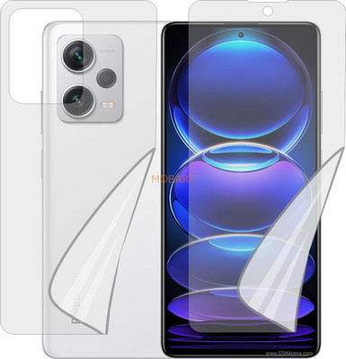 MOBART Front and Back Tempered Glass for REDMI NOTE 12 PRO PLUS 5G (Edge To Edge TPU, Full Coverage)(Pack of 1)