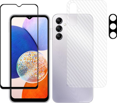 Vatsin Front and Back Tempered Glass for Samsung Galaxy A25 5G(Pack of 3)