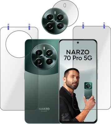 Cinzia Front and Back Tempered Glass for Realme Narzo 70 Pro 5G(Pack of 3)