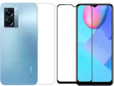 Prsky Front and Back Tempered Glass for Oppo A77s(Pack of 2)