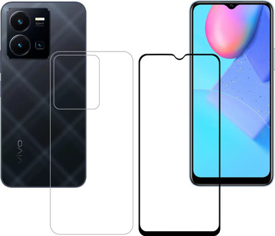 Vatsin Front and Back Tempered Glass for ViVO Y35(Pack of 2)