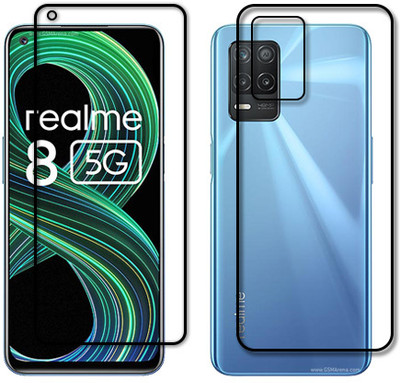 MUTAALI Front and Back Tempered Glass for REALME 8 5G(Pack of 1)