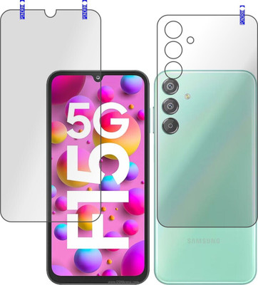 PONDRIK Front and Back Tempered Glass for SAMSUNG Galaxy F15 5G(Pack of 2)