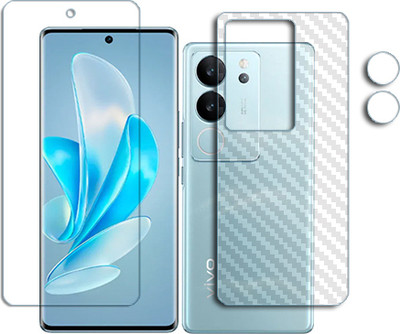 20SKY Front and Back Tempered Glass for 1-vivo S17 5G FRONTBACK AND CAMERA LENS SCREEN GUARD(Pack of 1)