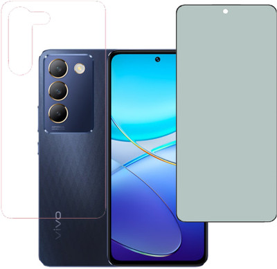 VAYUVAULT Front and Back Tempered Glass for vivo Y200e 5G(Pack of 2)