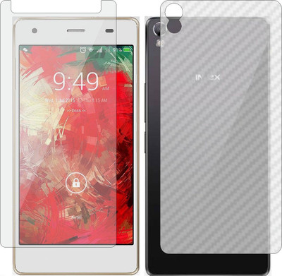 MOBART Front and Back Tempered Glass for INTEX AQUA ACE(Pack of 2)