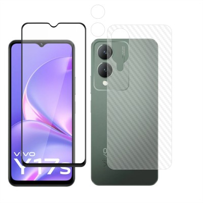 Ten To 11 Front and Back Tempered Glass for ViVO Y17s(Pack of 3)