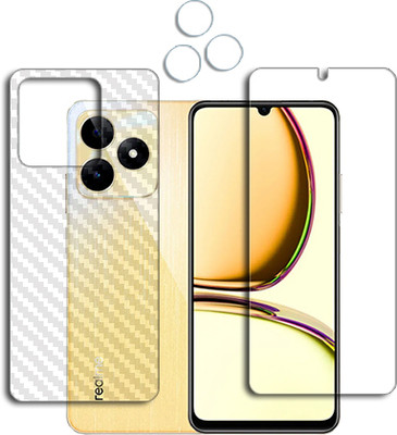 SOMTONE Front and Back Tempered Glass for Realme C53 FRONTBACK SCREEN GUARD(Pack of 1)