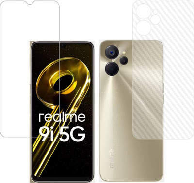 Vatsin Front and Back Tempered Glass for Realme 9i 5G(Pack of 2)