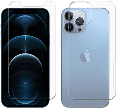 DOWRVIN Front and Back Tempered Glass for APPLE IPHONE 13 PRO(Pack of 2)