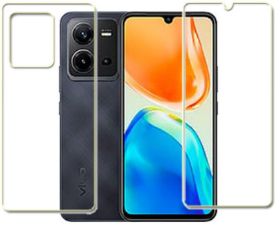 MUTAALI Front and Back Tempered Glass for vivo V25e(Pack of 1)
