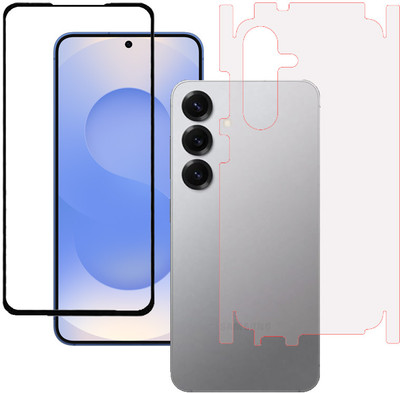 ojucase Front and Back Tempered Glass for Samsung galaxy s25 plus 5G, Samsung galaxy s25 plus(Pack of 1)