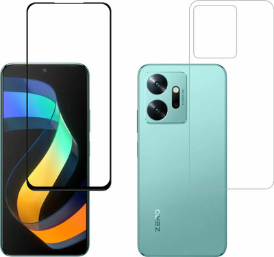 Vatsin Front and Back Tempered Glass for infinix zero 20(Pack of 2)