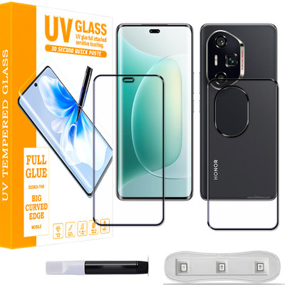 tombik Front and Back Tempered Glass for 30xs-Honor 300 Ultra-fb uv(Pack of 2)