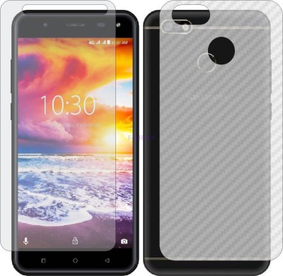 Fasheen Front and Back Tempered Glass for KARBONN TITANIUM JUMBO 2 (Front Matte Finish & Back 3d Carbon Fiber)(Pack of 2)