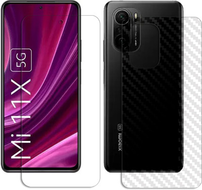 SOMTONE Front and Back Tempered Glass for Mi 11X 5G FRONT BACK SCREEN GUARD(Pack of 1)