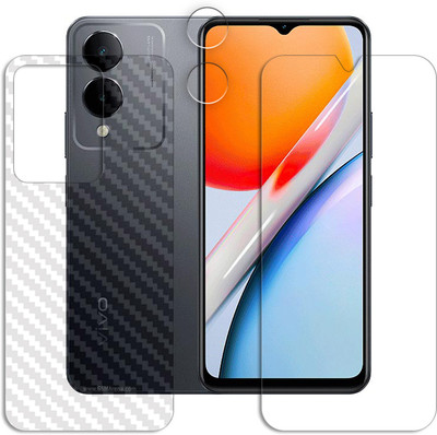 SOMTONE Front and Back Tempered Glass for vivo G2 FRONTBACK AND CAMERA LENS SCREEN GUARD(Pack of 1)