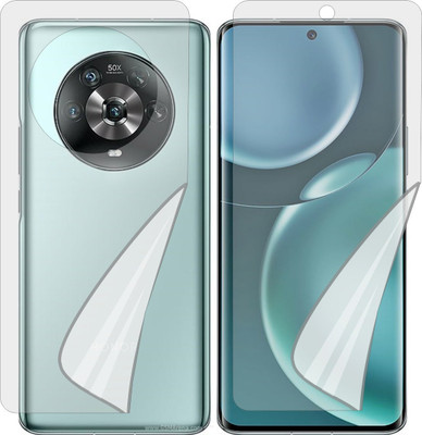ZINGTEL Front and Back Tempered Glass for HUAWEI HONOR LGEAN00 (Edge To Edge TPU Full Coverage)(Pack of 1)