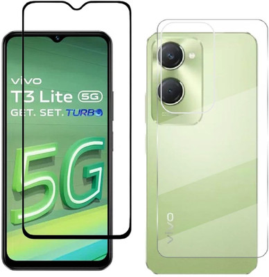 4 YARDS Front and Back Tempered Glass for Vivo T3 Lite 5G (11-D)(Pack of 1)