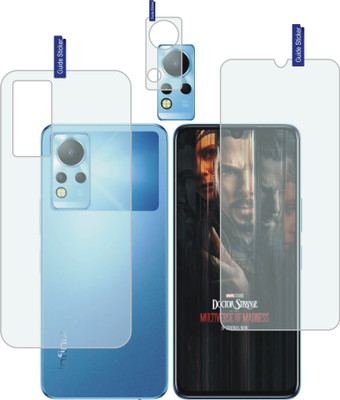 DESIBUZZ Front and Back Tempered Glass for Infinix Note 12, {Flexible}, Camera lens(Pack of 3)