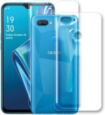 DB Front and Back Tempered Glass for OPPO A12 (THIS IS SCREEN GUARD )(Pack of 2)