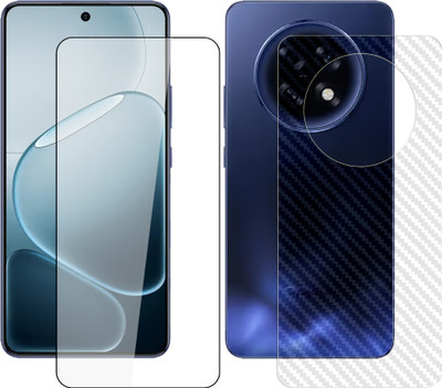 ARBAN Front and Back Tempered Glass for Oppo F31 Pro Plus 5G Frontback Tempered Glass Screen Protector | Edge to Edge Full Coverage | 9H Hardness ( 1 FRONT TEMPERED GLASS + 1 CARBON FIBER BACK ) FX01(Pack of 1) ARBAN Front and Back Tempered Glass for Oppo F31 Pro Plus 5G Frontback Tempered Glass Screen Protector | Edge to Edge Full Coverage | 9H Hardness ( 1 FRONT TEMPERED GLASS + 1 CARBON FIBER BACK ) FX01(Pack of 1)
