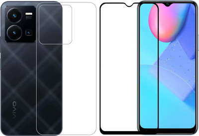 Vatsin Front and Back Tempered Glass for ViVO Y35(Pack of 2)