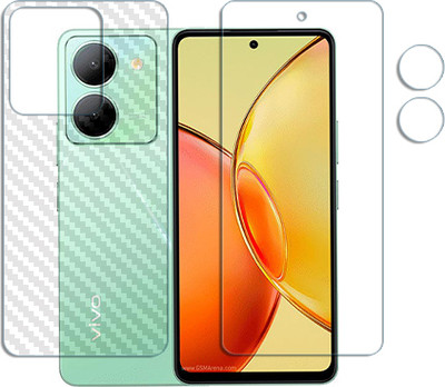 SOMTONE Front and Back Tempered Glass for FRONTBACK-vivo Y36 5G FRONTBACK SCREEN GUARD(Pack of 1)