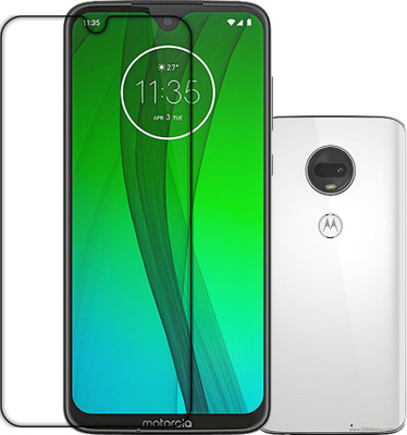 MUTAALI Front and Back Tempered Glass for MOTO G7(Pack of 1)