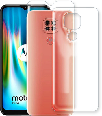 ARBAN Front and Back Tempered Glass for Motorola G9 Front Back Flexible Tempered Glass(Pack of 1)