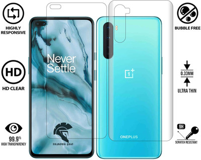 AGRSHI Front and Back Tempered Glass for OnePlus Nord, One Plus Nord, 1+ Nord(Pack of 1)