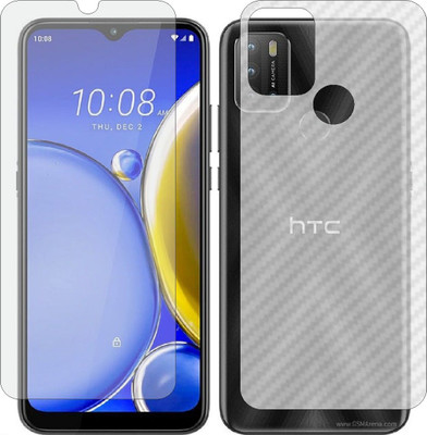 MOBART Front and Back Tempered Glass for HTC WILDFIRE E2 PLUS(Pack of 2)
