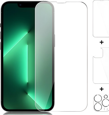 CASELIA Front and Back Tempered Glass for iPhone 13 Pro, iPhone 13 Pro front and back screen protector(Pack of 3)