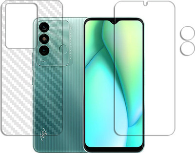 SOMTONE Front and Back Tempered Glass for itel P38 Pro FRONT BACK AND CAMERA LENS SCREEN GUARD(Pack of 1)