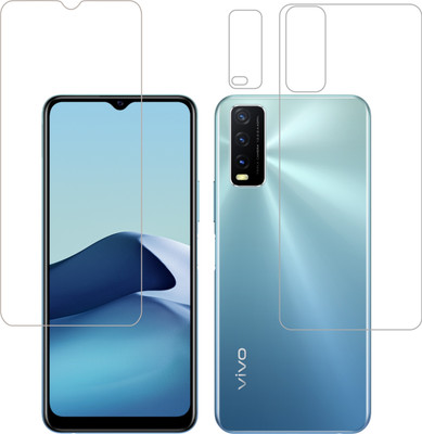 Ten To 11 Front and Back Tempered Glass for Vivo Y20i(Pack of 3)