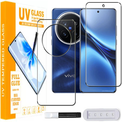 tombik Front and Back Tempered Glass for 6dd-vivo X200 Pro-fb uv(Pack of 2)