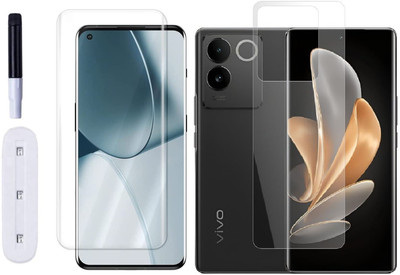 Bai and kaka Front and Back Tempered Glass for iQOO Z7 Pro(Pack of 2)