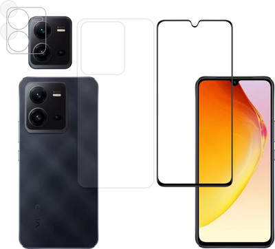 Vatsin Front and Back Tempered Glass for ViVO V25 5G(Pack of 3)