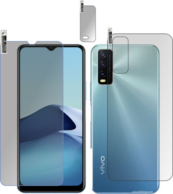 chakoor Front and Back Tempered Glass for VIVO Y 20S(Pack of 3)