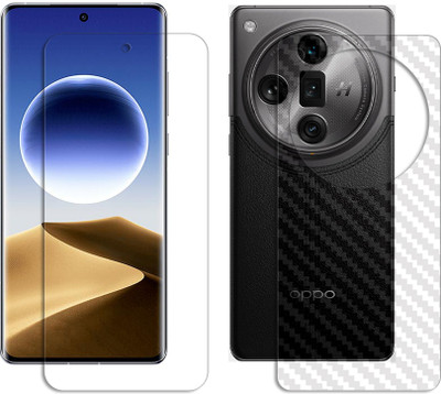 MUTAALI Front and Back Tempered Glass for Oppo Find X7 Ultra(Pack of 1)