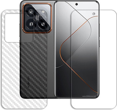 MUTAALI Front and Back Tempered Glass for Xiaomi 14 Pro(Pack of 1)