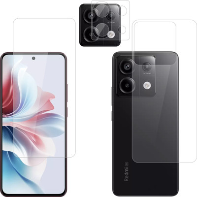 Ten To 11 Front and Back Tempered Glass for Redmi Note 13 Pro 5G, Redmi Note 13 Pro 5G [With Rear Camera Lens Guard](Pack of 3)