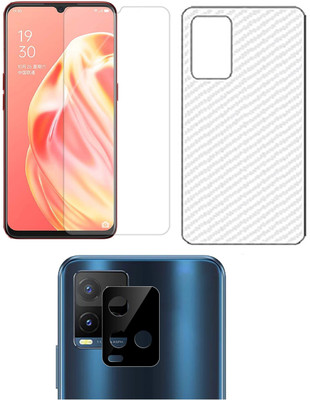 COVER CAPITAL Front and Back Tempered Glass for Vivo Y21g(Pack of 3)