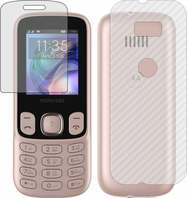 Fasheen Front and Back Tempered Glass for Motorola A10 Dual Sim(Pack of 2)