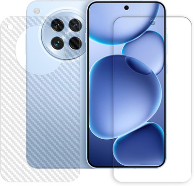 ARBAN Front and Back Tempered Glass for Oppo Find X8s 5G Tempered Glass Screen Protector | Anti-Scratch | Edge to Edge Full Coverage | 9H Hardness (1 FRONT TEMPERED GLASS + 1 BACK CARBON FIBER SKIN)(Pack of 1)